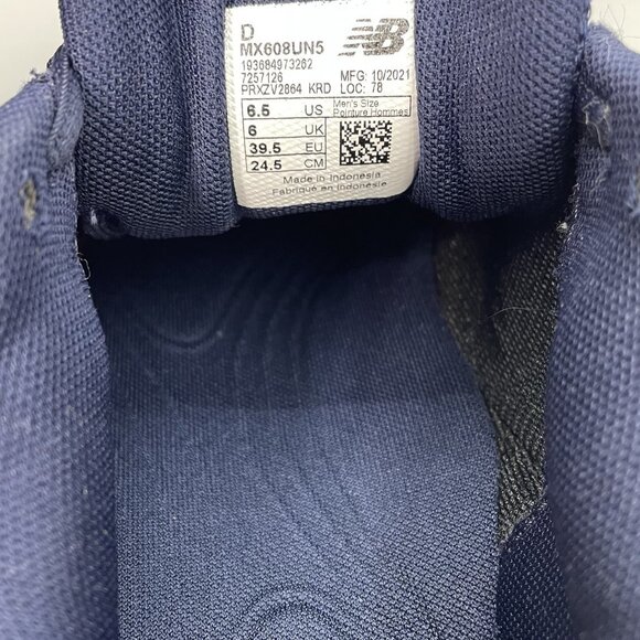 New Balance 608 v5 Sneakers Shoes Training Running Suede Leather Blue Mens 6.5 - Picture 15 of 15